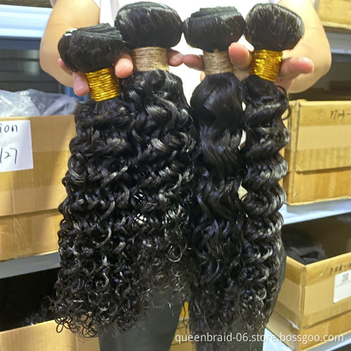 100% Unprocessed Virgin Brazilian Human Hair Brazilian Body Wave Hair Extensions Grade Remy Human Hair Bundles Natural Black 1B#